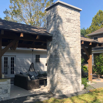 Timber Frame Outdoor Kitchen