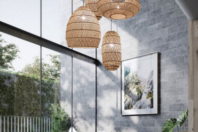 Bamboo Lampshade, Bamboo Pendant Light Rattan Light For Living Room