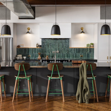 Combining Modern and Traditional in a Historic Detroit Firehouse Loft