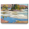 "Little Running River" Museum Mounted Canvas Print, 14"x11"