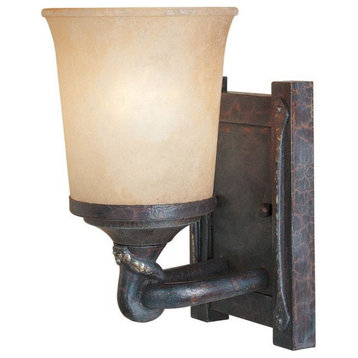 Designers Fountain Wall Sconce, Weathered Saddle