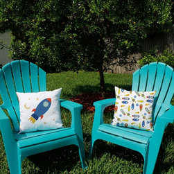 Space and Science Throw Pillows - Decorative Pillows