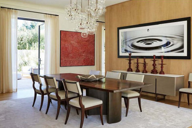 Inspiration for a transitional dining room remodel in San Francisco