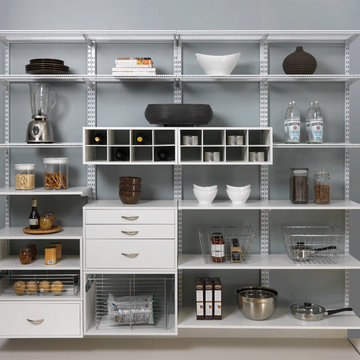 Organized Pantry Shelving