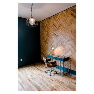 Mid-Century Modern Office Design - Midcentury - Home Office - Dallas ...