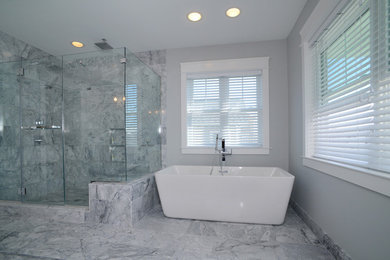 Bathroom - coastal bathroom idea in Philadelphia