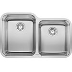 Blanco - Blanco 441023 20.5"x32.3" Double Undermount Kitchen Sink, Stainless Steel - Classic style combines with innovation and durability to bring you the STELLAR collection.  Featuring practical shapes that are perfect for the home, innovation has never been so attainable. Made of attractive stainless steel with a radiant refined brushed finish (RBF), the STELLAR series offers deep bowls that make it the perfect choice for everyday use. Complete with a variety of coordinating sink accessories, the STELLAR is designed to bring value and functionality into the kitchen with ease.