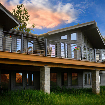 Golden Gable Roof Cover & Composite Deck