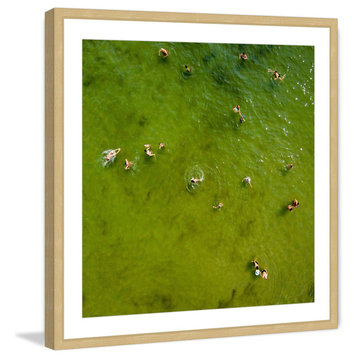"Green Water Ii" Framed Print by Karolis Janulis
