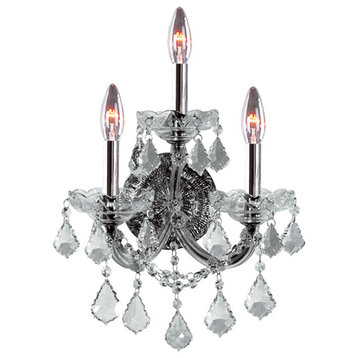 Artistry Lighting Maria Theresa Collection Wall Sconce, 12"x22", Chrome