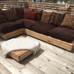 London Roof-top Sun Deck - Garden Sofas