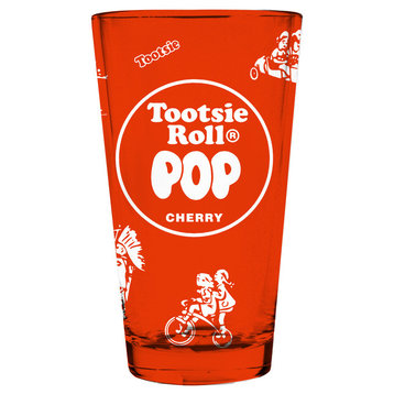 Red Wrapper Tootsie Pop Pint Glass