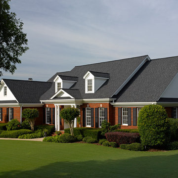 Landmark shingles in Moire Black