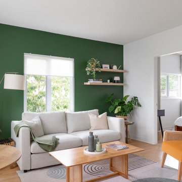 Tropical Retreat: Living and Bedroom Renovation on W 16th