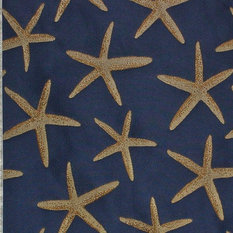 50 Most Por Beach Style Upholstery Fabric For 2018 Houzz Brick House Fabrics Blue Starfish Fabric Sea Star Upholstery Navy Standard Cut