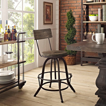 PROCURE Bar Stool- Brown