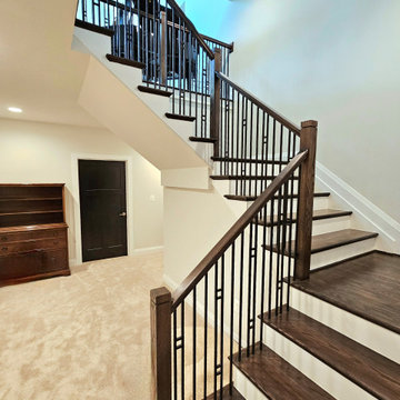 Project #109 | U-Shaped Stairs in Countryside Retreat