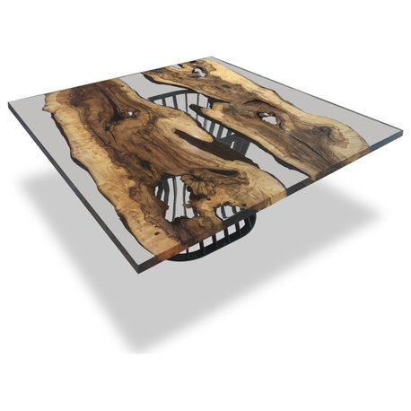 Ladon Square Dining Table, 12 Seater