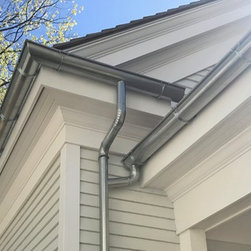 Galvanized Half Round Gutters - Roofing And Gutters