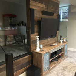 Wood Feature Walls - Home Decor