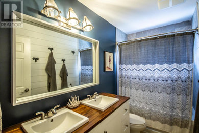 Bathroom - large modern bathroom idea in Toronto
