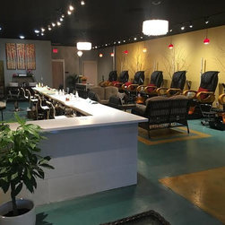 Nail Salon Tenant space Development - Fabric Trim