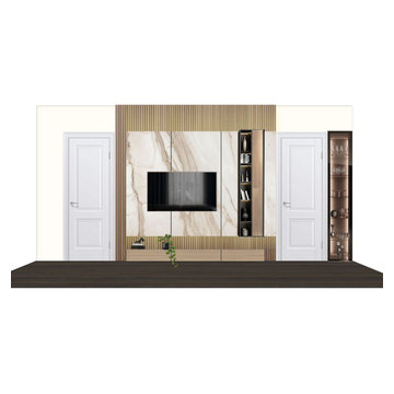 High-End Living room renovation in Harpenden