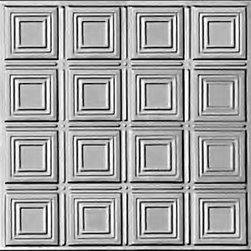 0601 Tin Ceiling Tile - Classic - TIMES SQUARES - Ceiling Tile