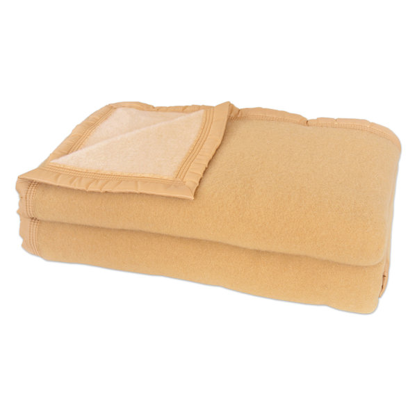 Wool Blanket, 500Gsm 33 Microns 100% Wool Blanket Quilt With Pillow