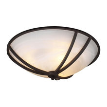 Flush mounted ceiling lights
