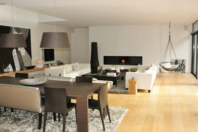 Réalisation d'un salon design.