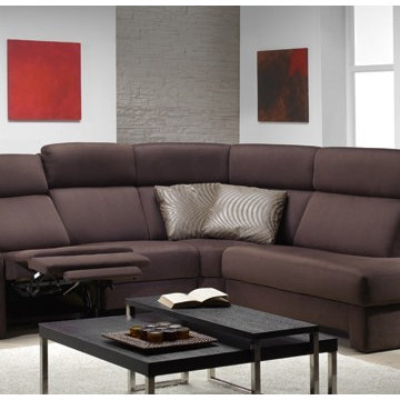 Hera Sectional Sofa with Recliner, ROM Belgium