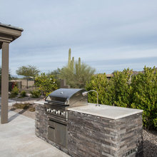 Backyard BBQ And Entertaining Area