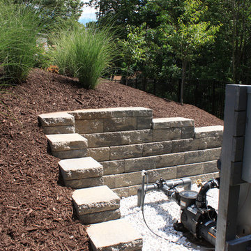 New Britain Patio, Fireplace and Steps