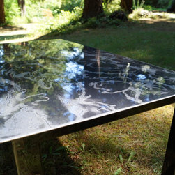 Distressed metal Coffee Table - Coffee Tables