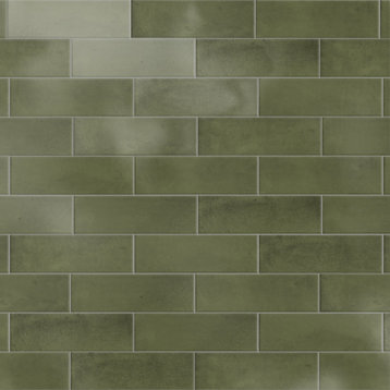 Coco Glossy Moss Verde Porcelain Wall Tile