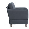 Raleigh Quick Assembly 'Chair and a Half' With Bonner Legs, Denim