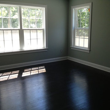 East Hampton new construction - Red Oak stained Ebony