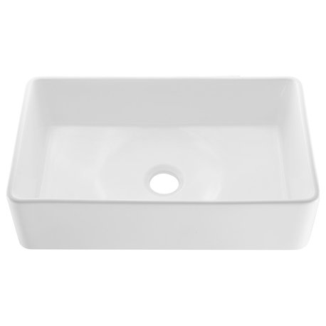 Élégance 33x20" Ceramic, Farmhouse Kitchen Sink