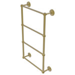 Allied Brass - Monte Carlo 4 Tier 24" Ladder Towel Bar with Dotted Detail, Satin Brass - The ladder towel bar from Allied Brass Dottingham Collection is a perfect addition to any bathroom. The 4 levels of height make it fun to stack decorative towels and allows the towel bar to be user friendly at all heights. Not only is this ladder towel bar efficient, it is unique and highly sophisticated and stylish. Coordinate this item with some matching accessories from Allied Brass, or mix up styles using the same finish!