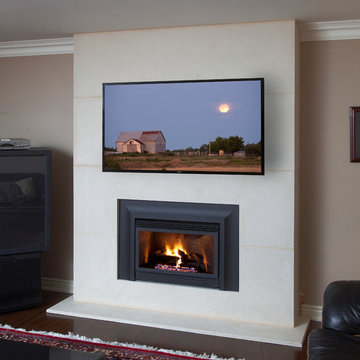 New York Fireplace Contemporary Realisation