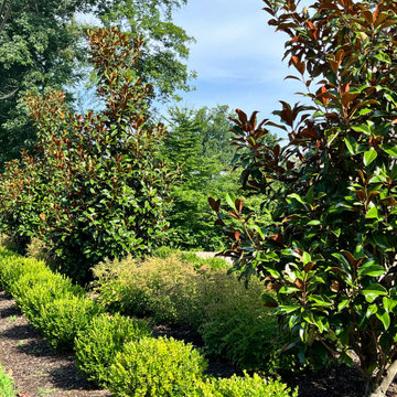 French Country Garden Design in Bethesda, Maryland