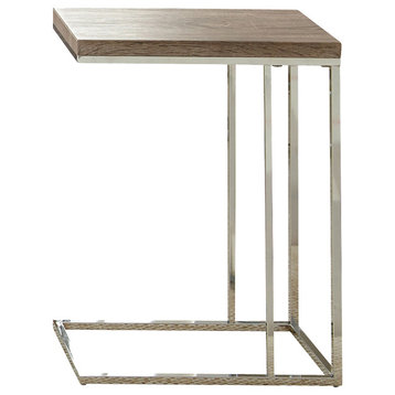 Steve Silver Lucia Chairside End Table, Brown LU250CE
