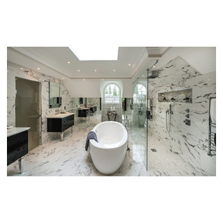 C.P. Hart Case Study: Leopold House - Contemporary - Bathroom - London ...