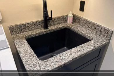 Inspiration for a laundry room remodel in Bridgeport