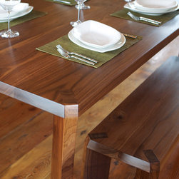 Black Walnut Top Notch Dining - Dining Tables