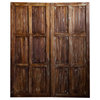 Consigned Diamond Carved Door Panel, Sliding Barn Door, Carved Interior Door