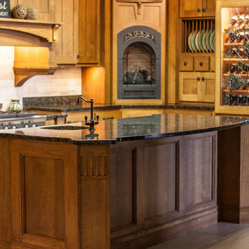 Fairfield - Mission Kitchen in Quarter-Sawn Oak