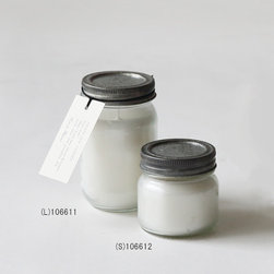 GLASS　JAR　ライト　キャンドル - キャンドル