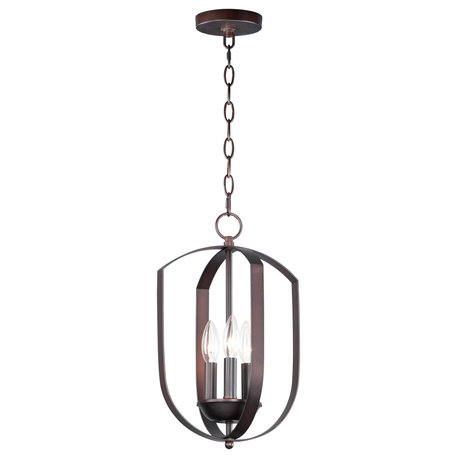 Provident 3-Light 10" Wide Oil Rubbed Bronze Chandelier